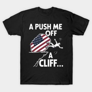 APUSH Me Off a Cliff 2024 AP Exam For Students Funny Trendy T-Shirt